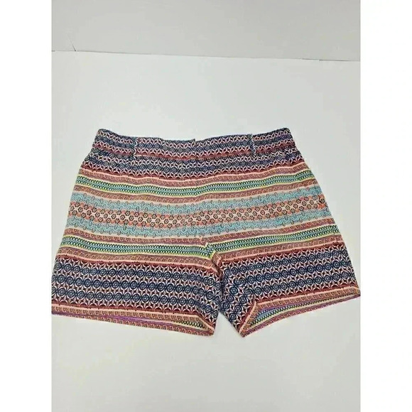 The Limited Tailored Shorts Southwest Aztec Design Women's Size 4 R - Picture 1 of 5